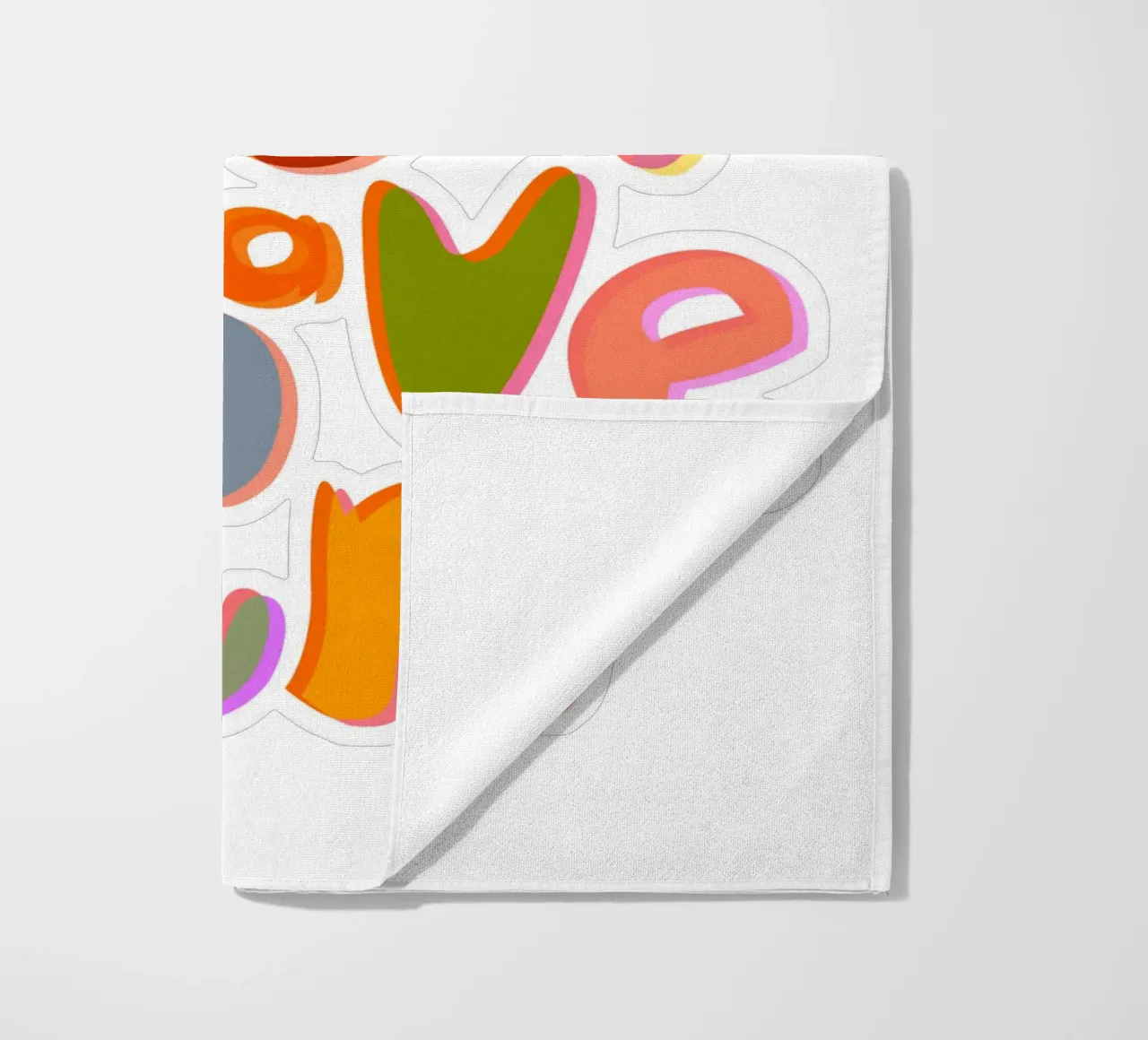 Don't Forget To Have Fun | Colorful Version strandhanddoek van sabidussi