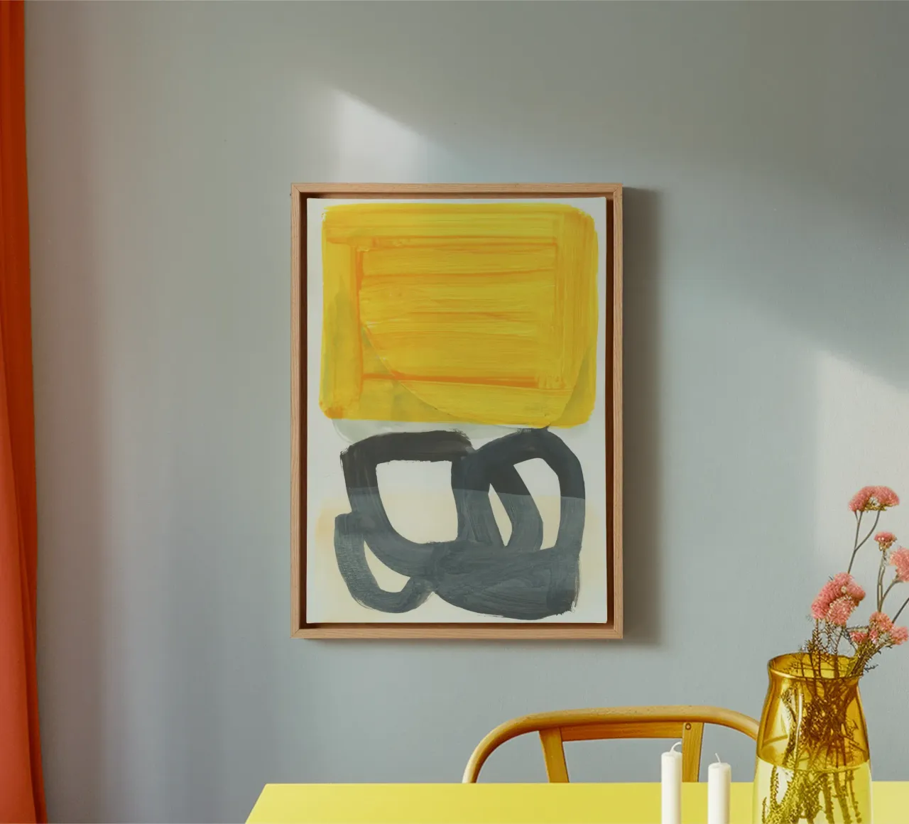 line and shape 25-1 tela da IRIS LEHNHARDT FINE ART