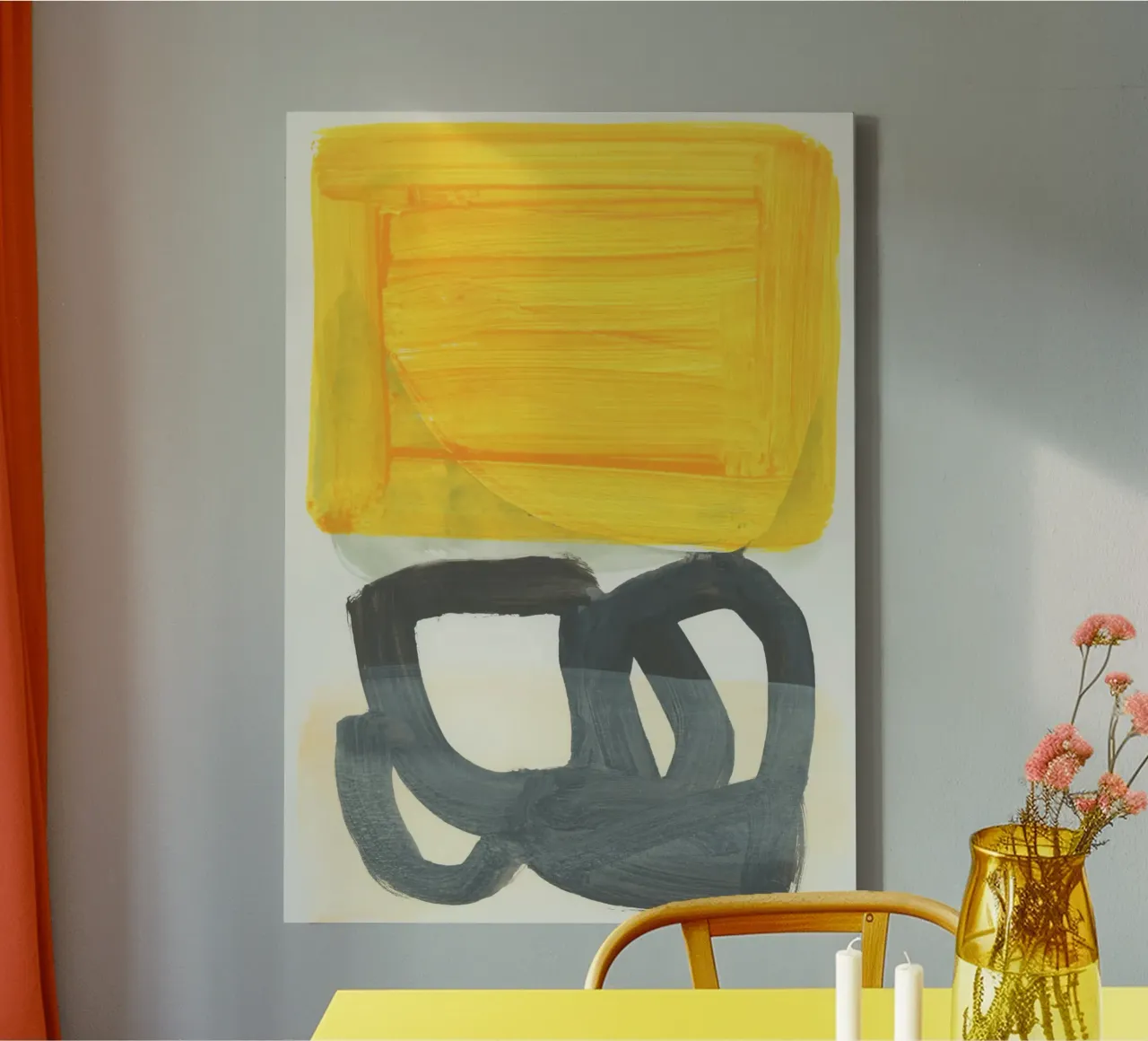 line and shape 25-1 tela da IRIS LEHNHARDT FINE ART