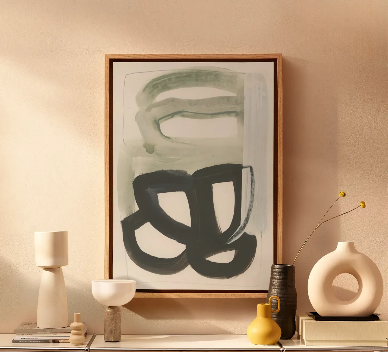 line and shape 25-2 tela da IRIS LEHNHARDT FINE ART