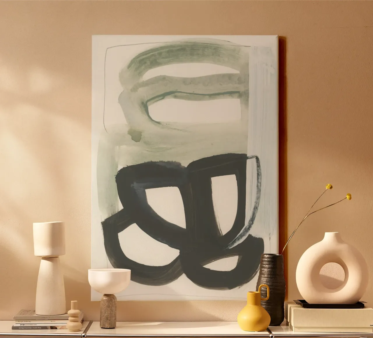 line and shape 25-2 tela da IRIS LEHNHARDT FINE ART