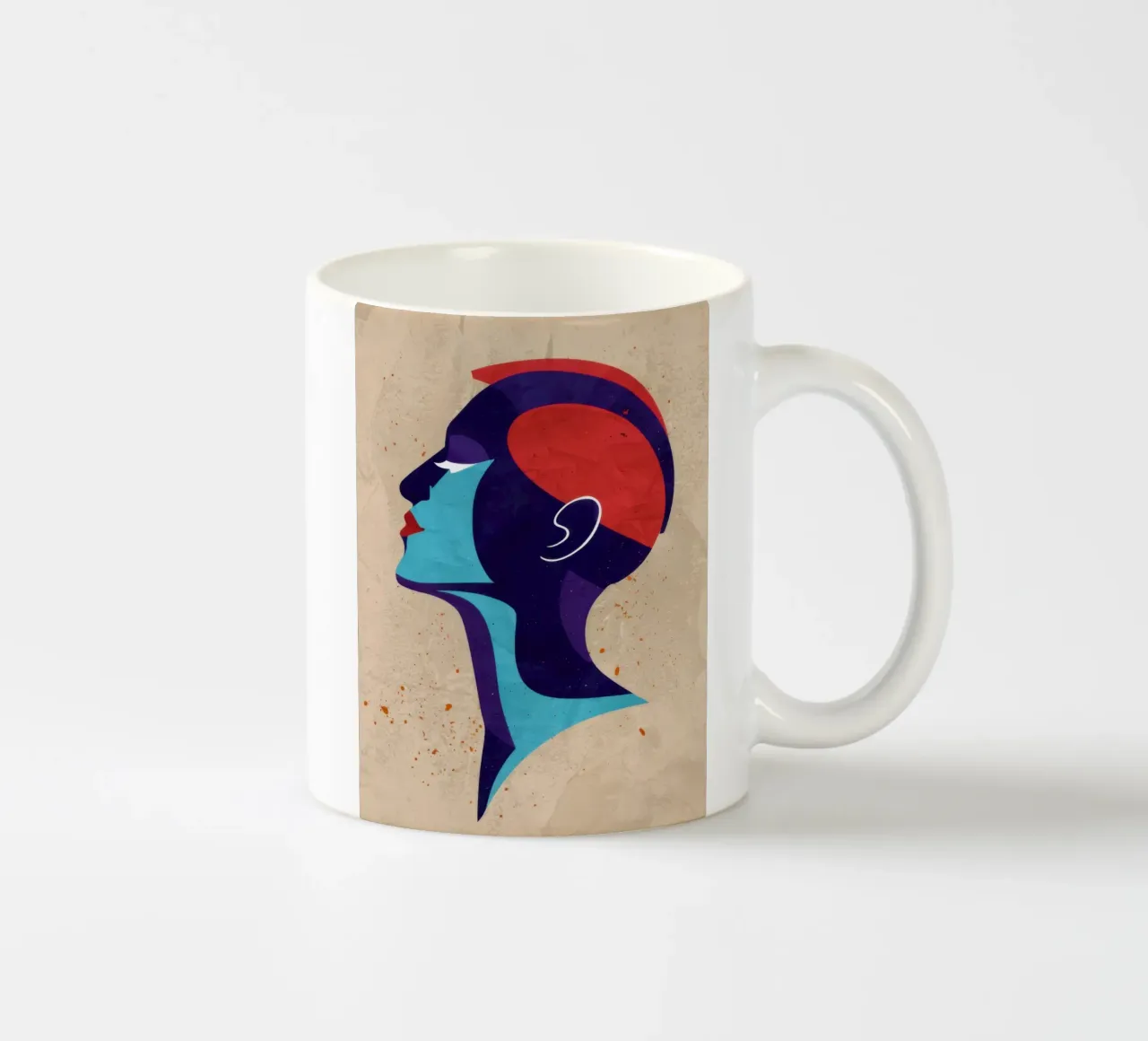 Camera d'eco cerebrale tazza in ceramica da Katarsis Mann