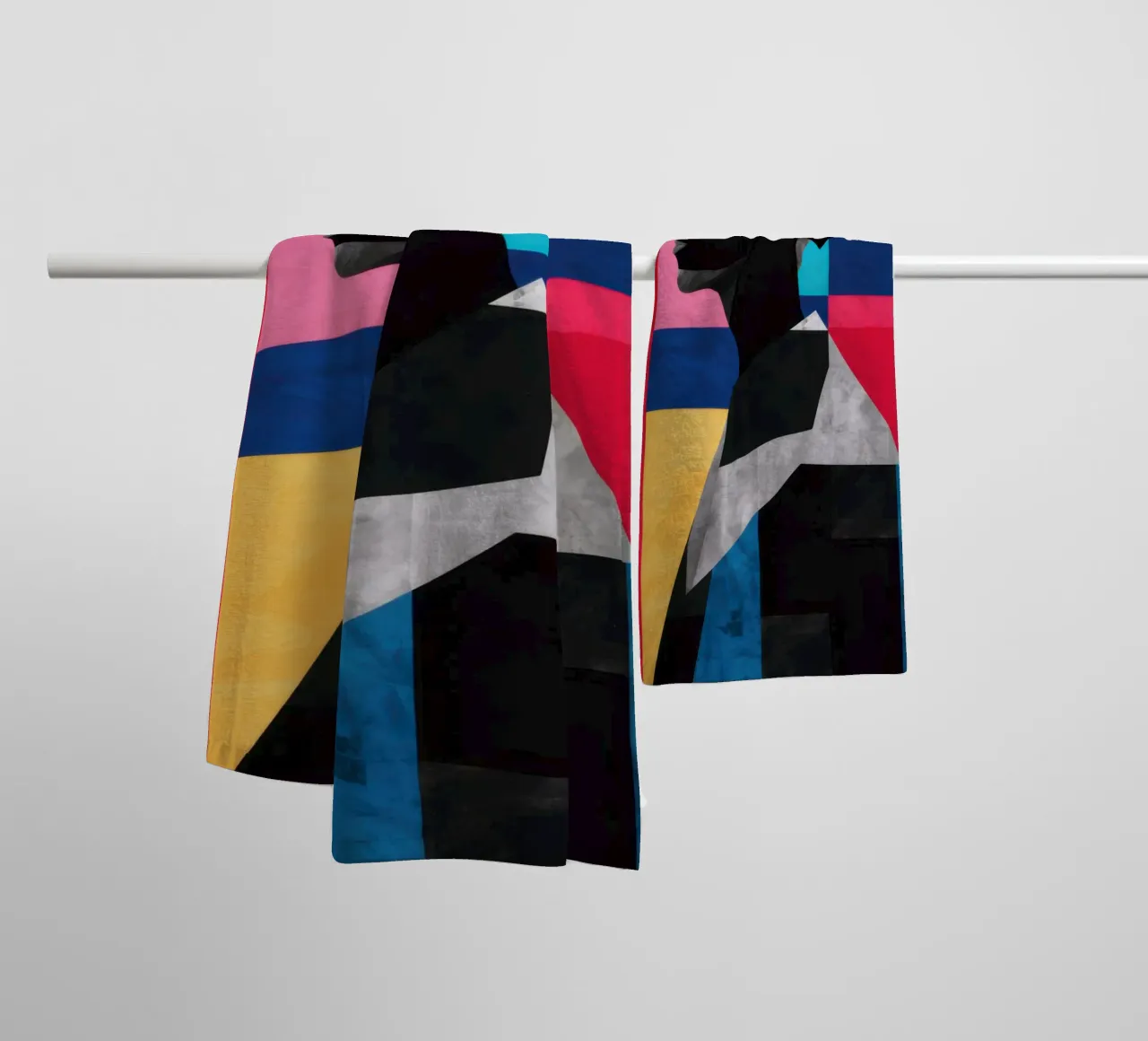 Mosaico di identità geometrica asciugamano da bagno da Katarsis Mann