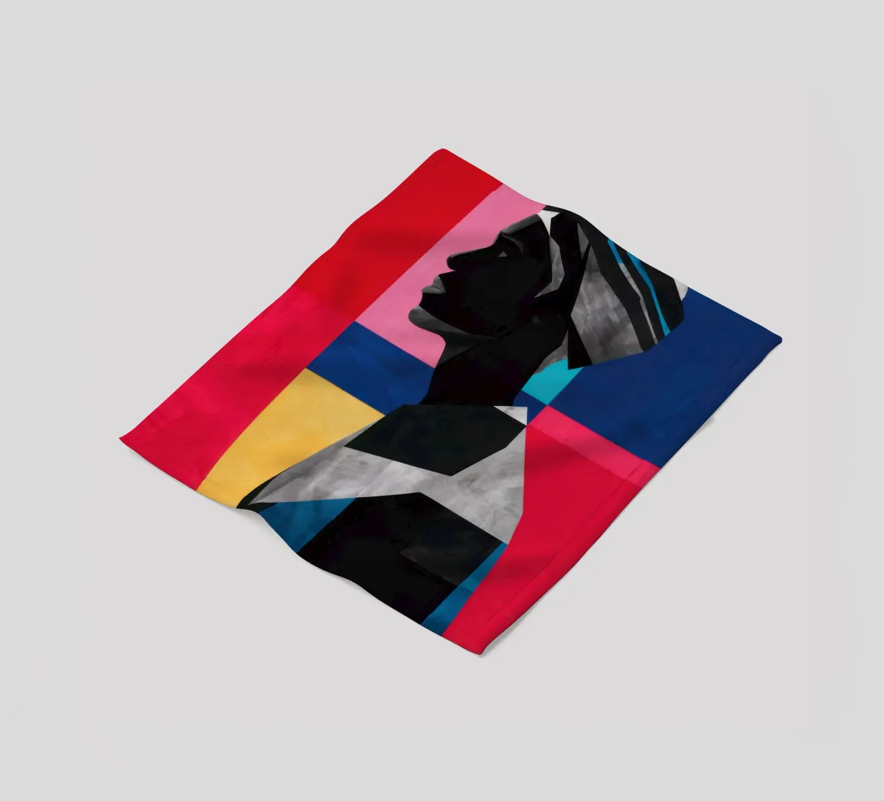 Mosaico di identità geometrica coperta in pile da Katarsis Mann