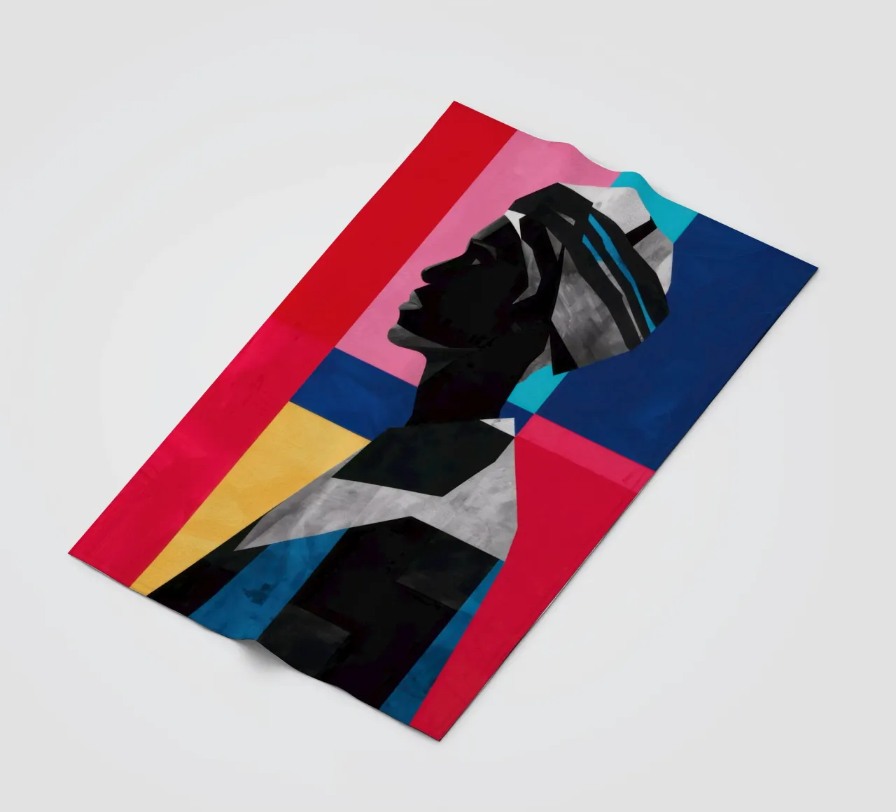 Mosaico di identità geometrica coperta in pile da Katarsis Mann