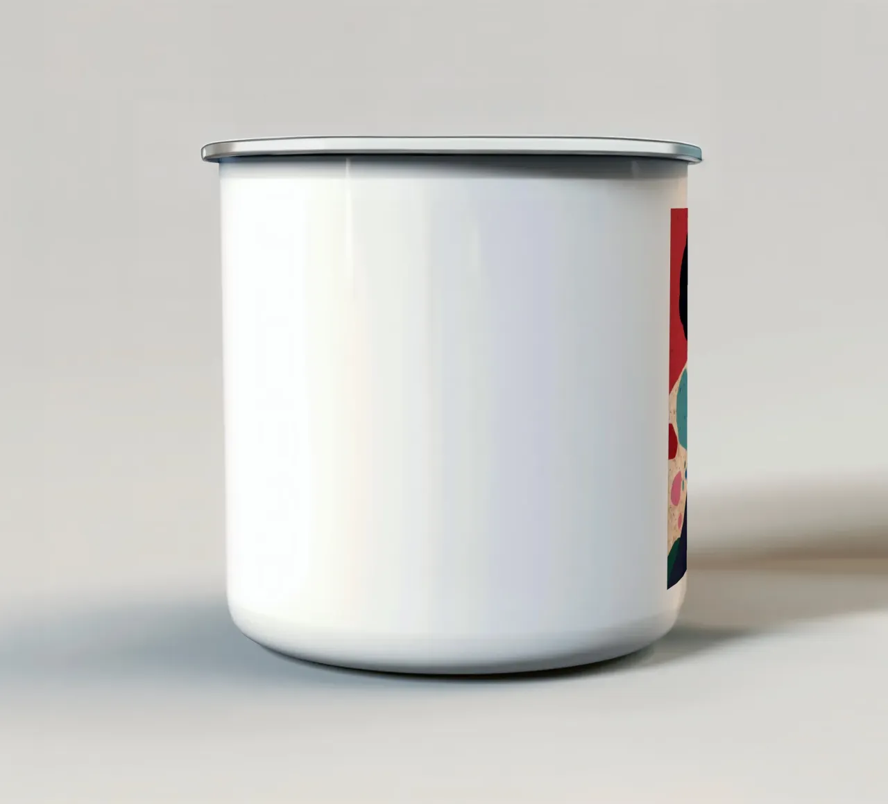 Mente cosmica in fiore tazza in smalto da Katarsis Mann