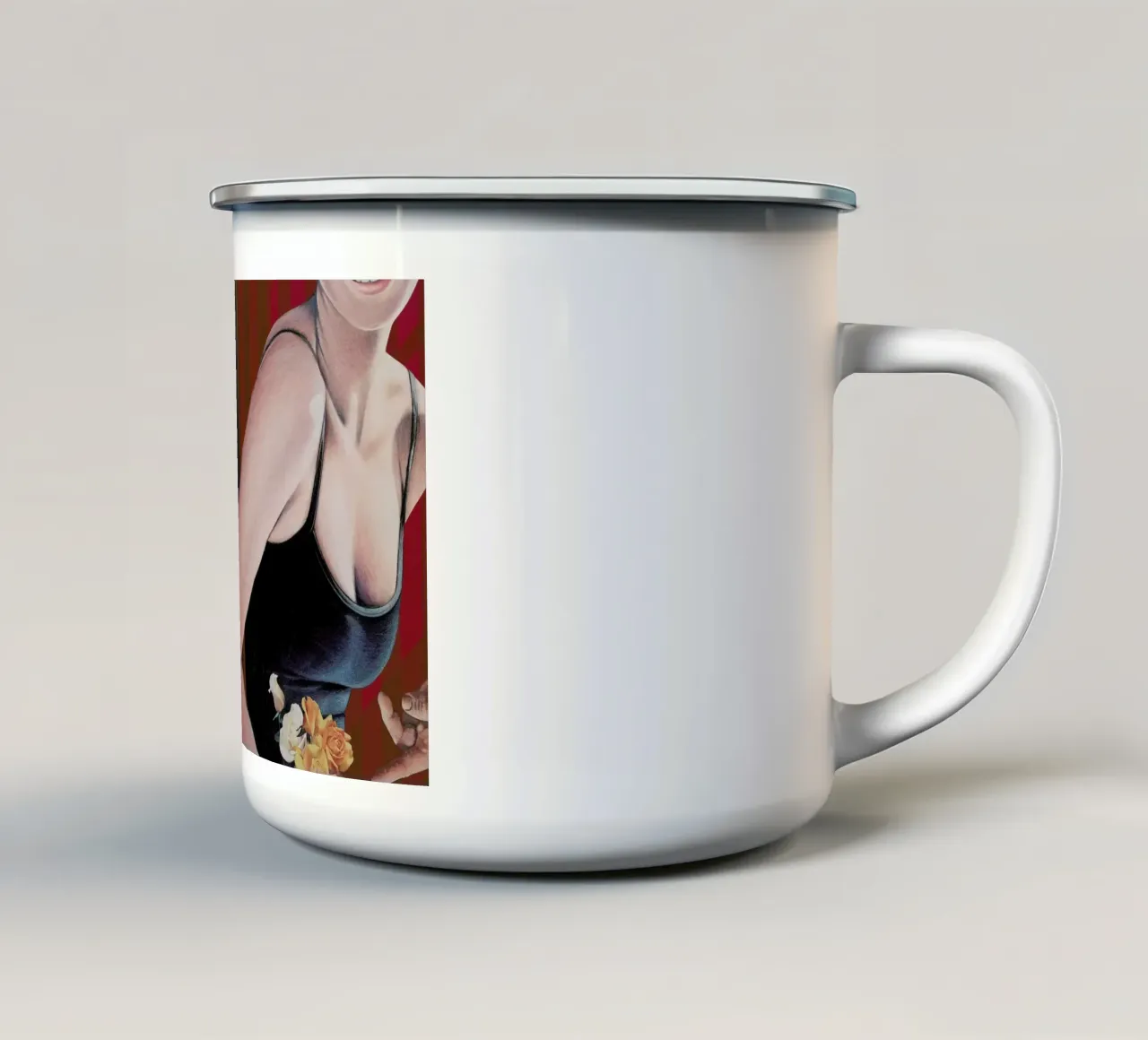 xiadora tazza in smalto da Doug Smock