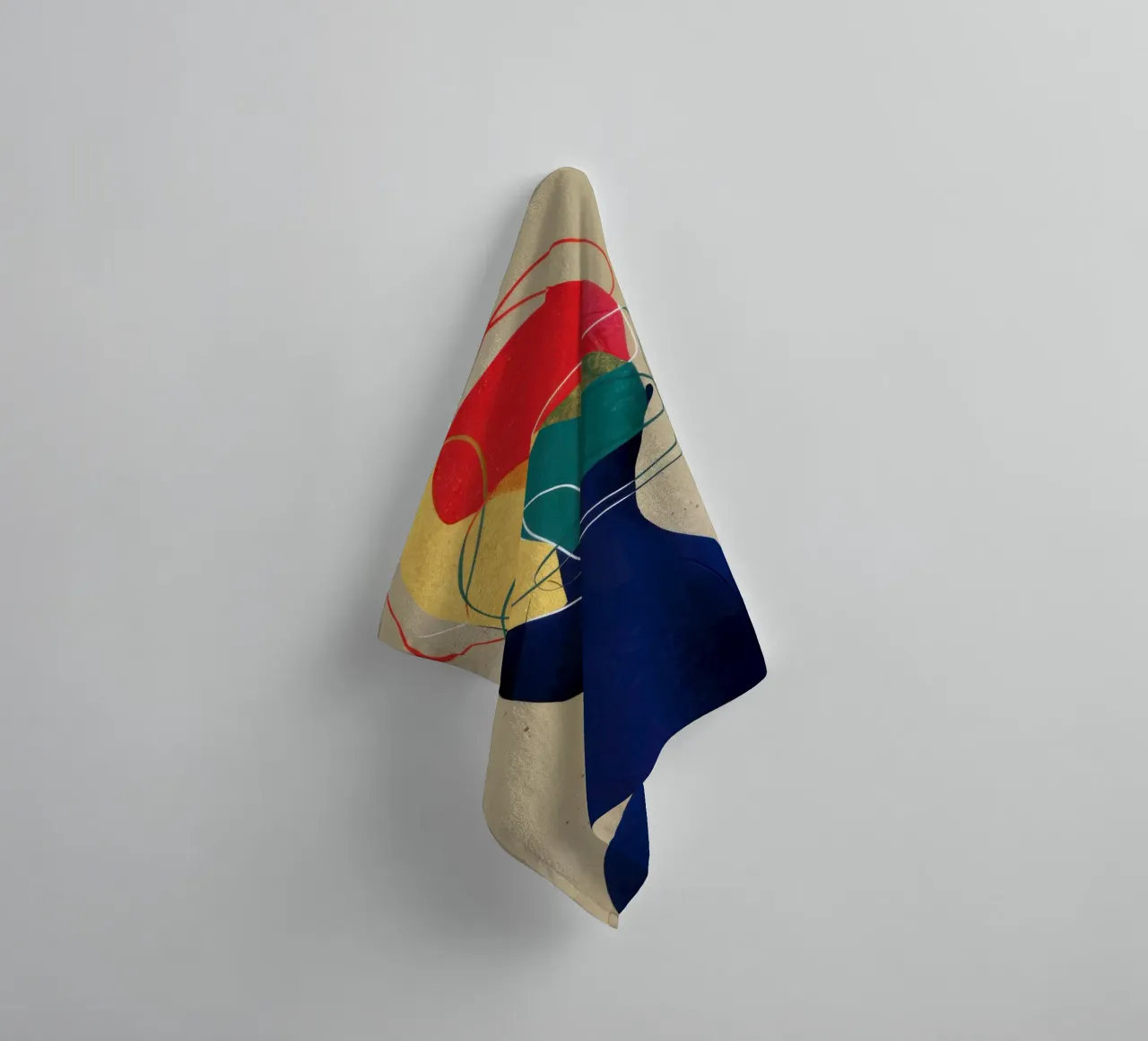 Labyrinth Of Thought towel by Katarsis Mann
