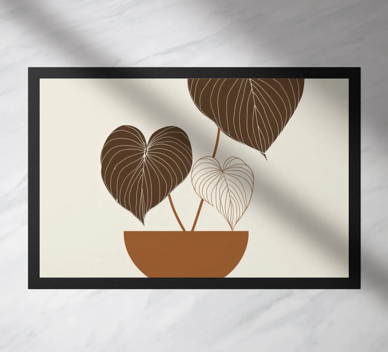 Semplicità bohémienne - Illustrazione di piante neutre zerbino da Aralyn