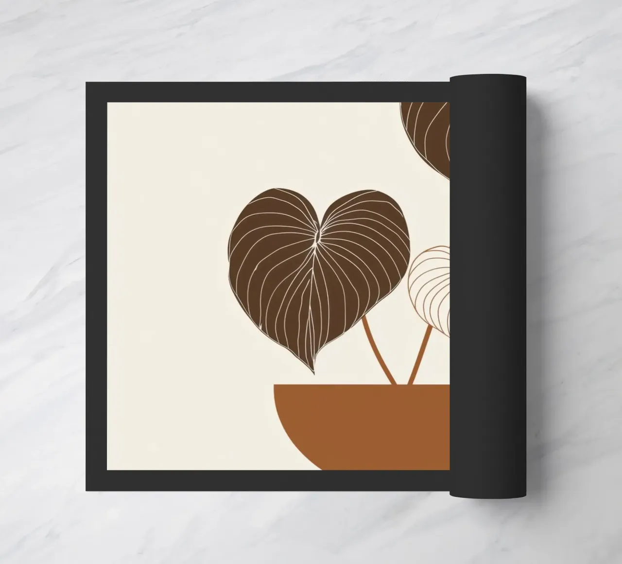 Semplicità bohémienne - Illustrazione di piante neutre zerbino da Aralyn