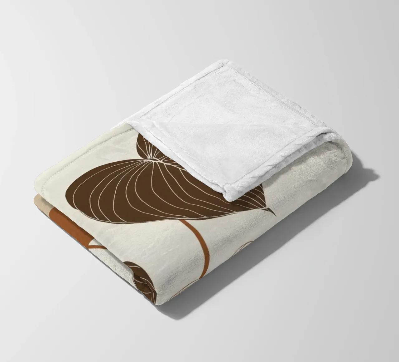 Semplicità bohémienne - Illustrazione di piante neutre coperta in pile da Aralyn