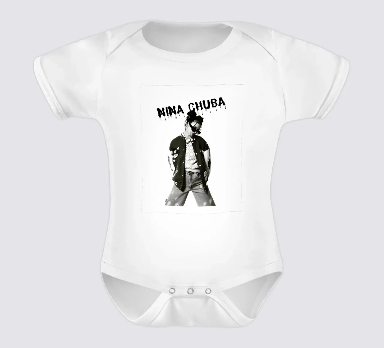 Monochrome Cool V1 body neonato maniche corte da vintage