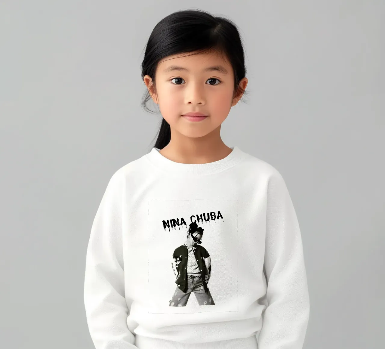 Monochrome Cool V1 felpa bambino da vintage