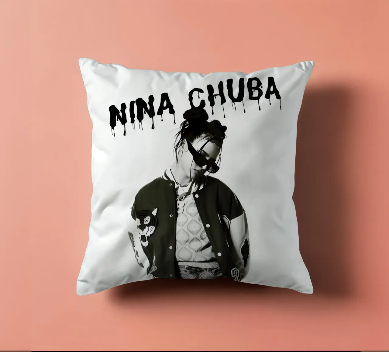 Monochrome Cool V1 cuscino da vintage