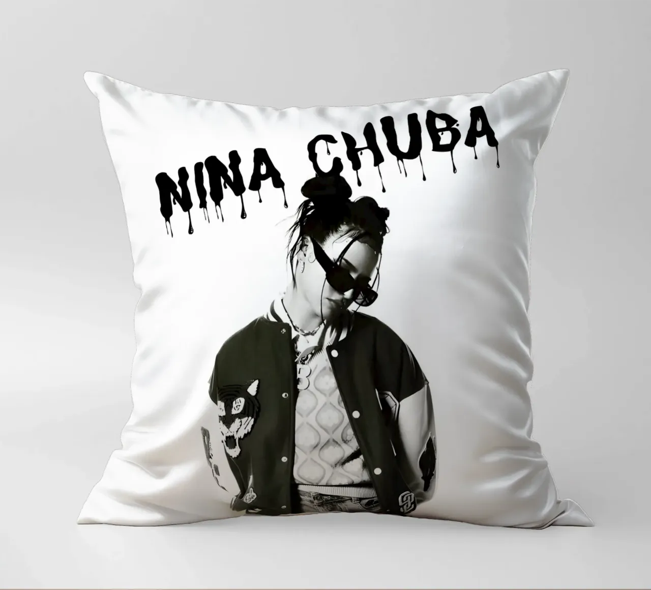 Monochrome Cool V1 cuscino da vintage
