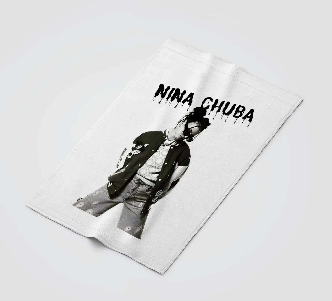 Monochrome Cool V1 coperta in pile da vintage