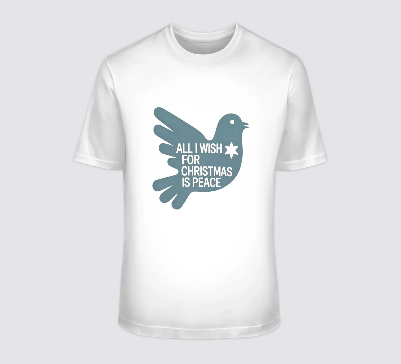 Alles, was ich mir zu Weihnachten wünsche, ist Friede T-Shirt von 20 Farben