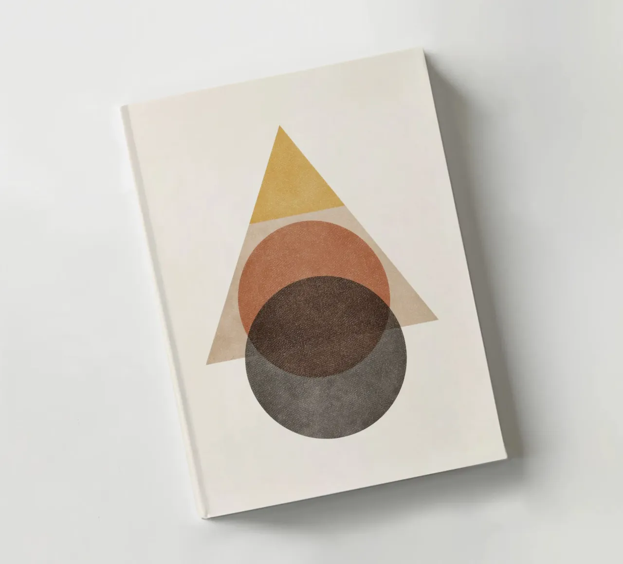 Layered Geometry – Minimal Circles and Triangle notebook by Aralyn
