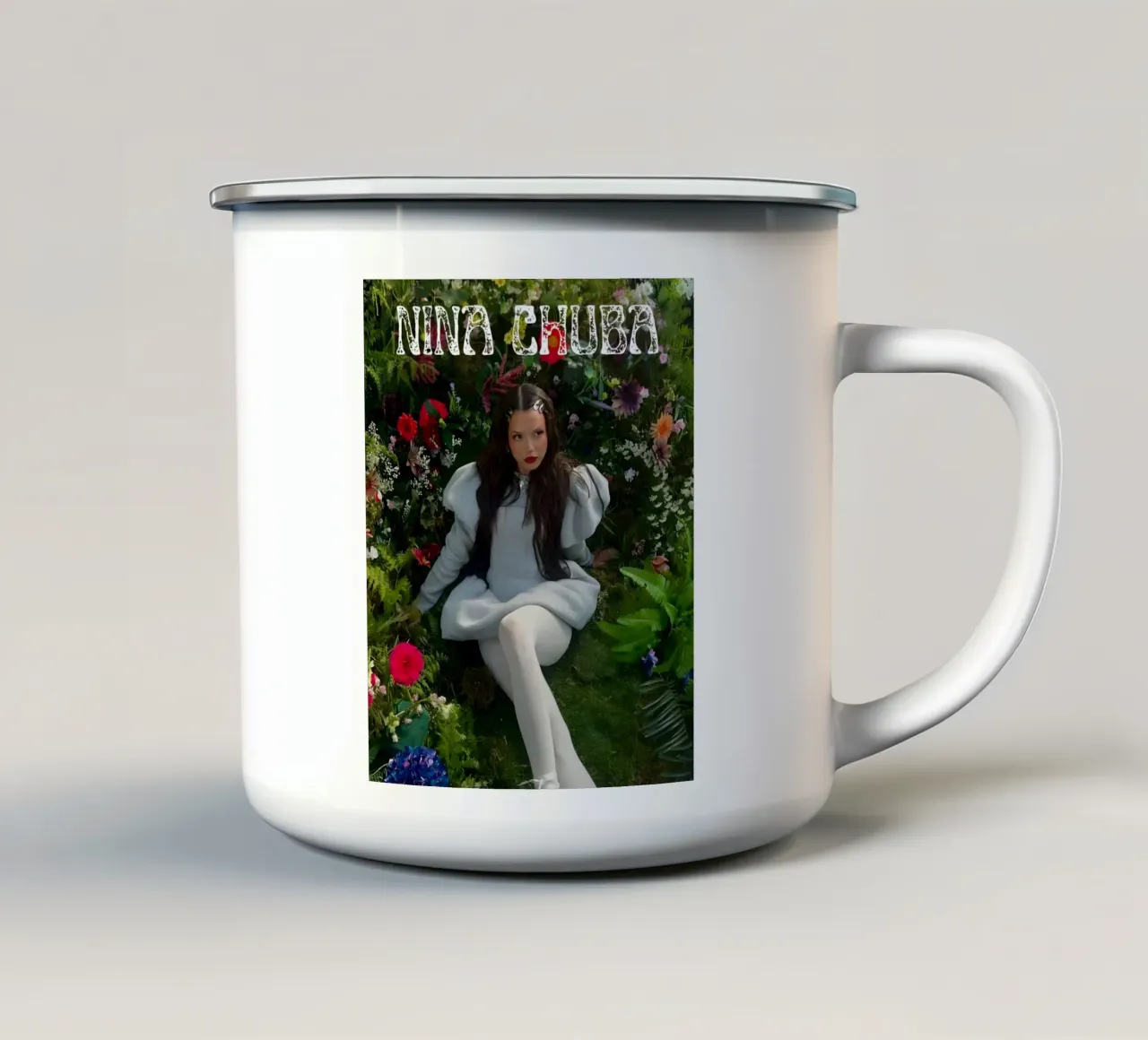 Giardino di Chuba tazza in smalto da vintage