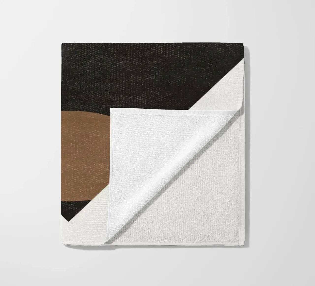 Timeless Forms – Minimalist Abstract in Bold Tones beach towel by Aralyn