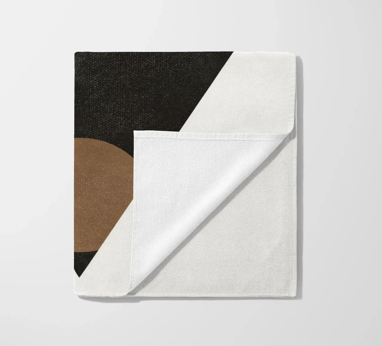 Timeless Forms – Minimalist Abstract in Bold Tones beach towel by Aralyn