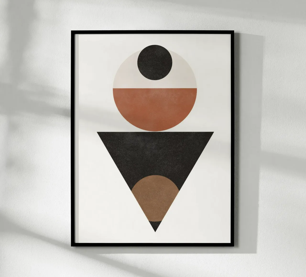 Formes intemporelles - Abstrait minimaliste dans des tons audacieux hahnemühle de Aralyn