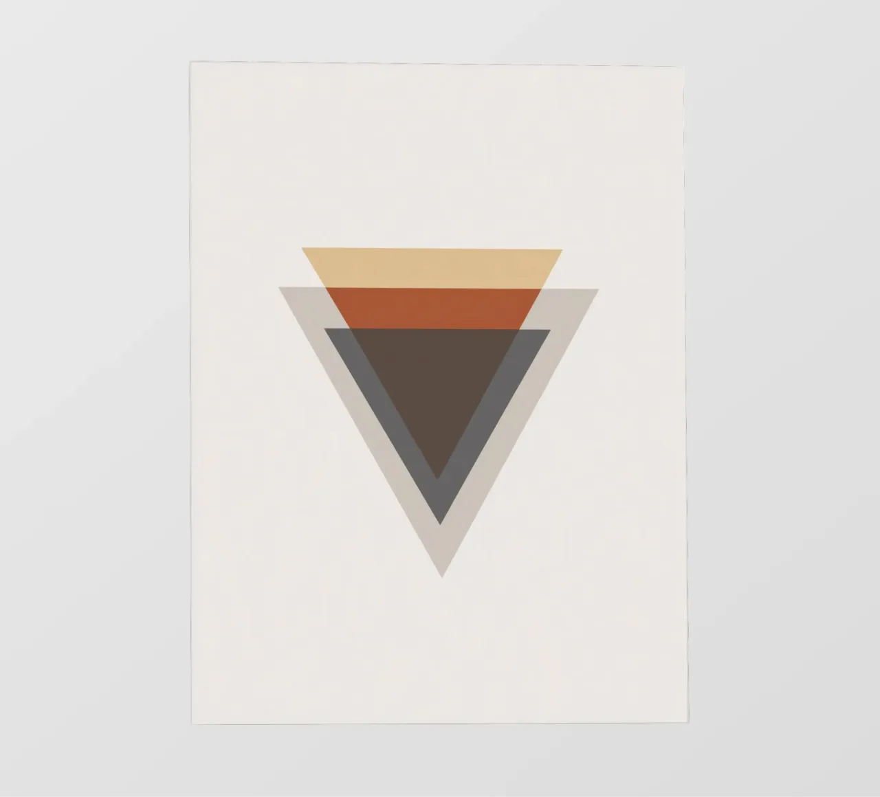 Semplicità equilibrata - Forme a triangolo telo in pvc da Aralyn