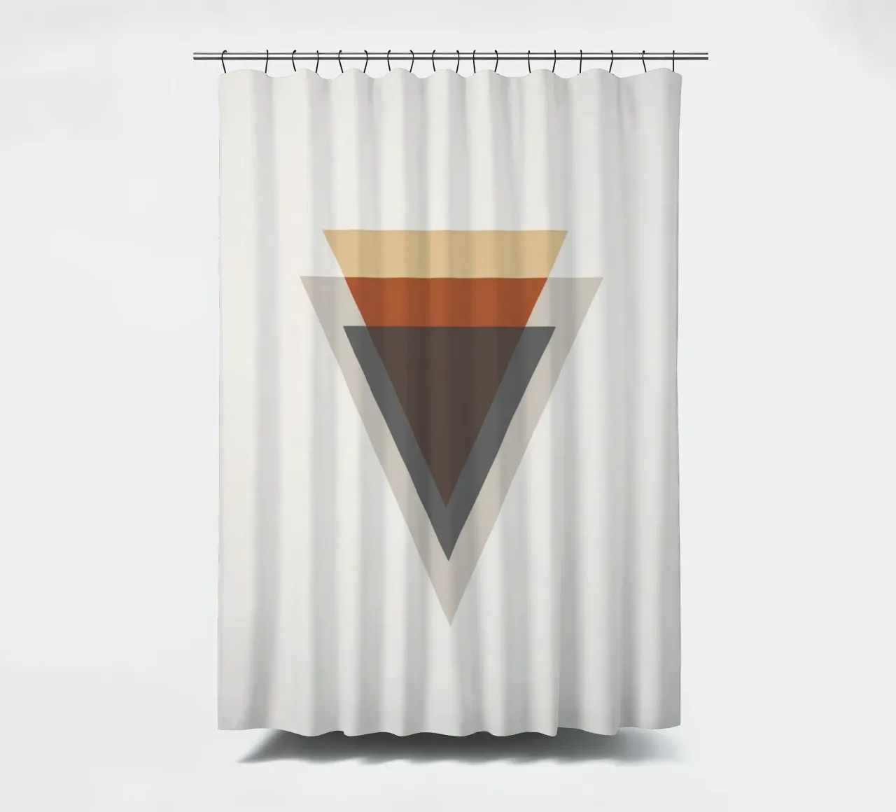 Semplicità equilibrata - Forme a triangolo tenda da doccia da Aralyn