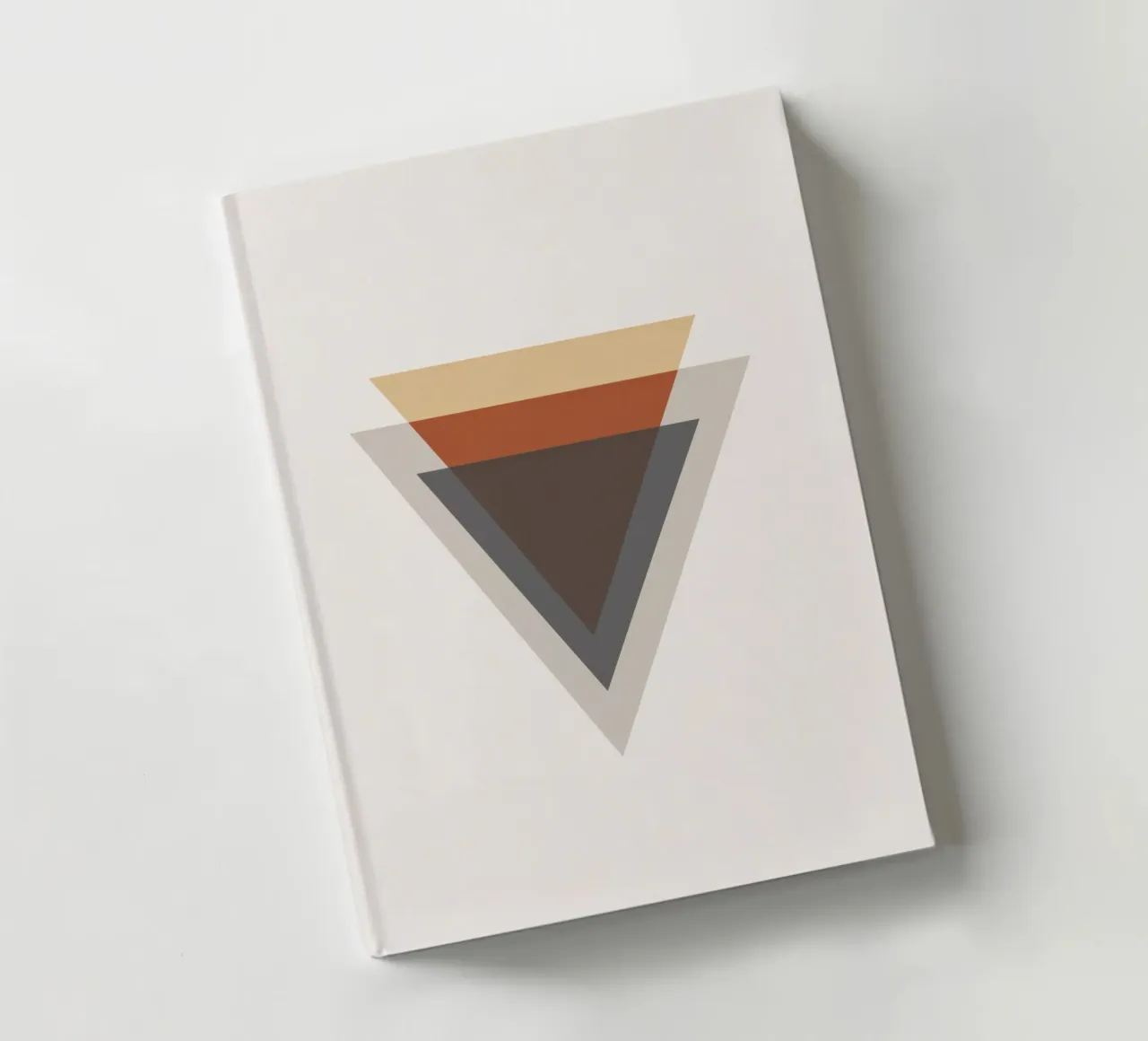 Balanced Simplicity – Triangle Shapes notebook by Aralyn