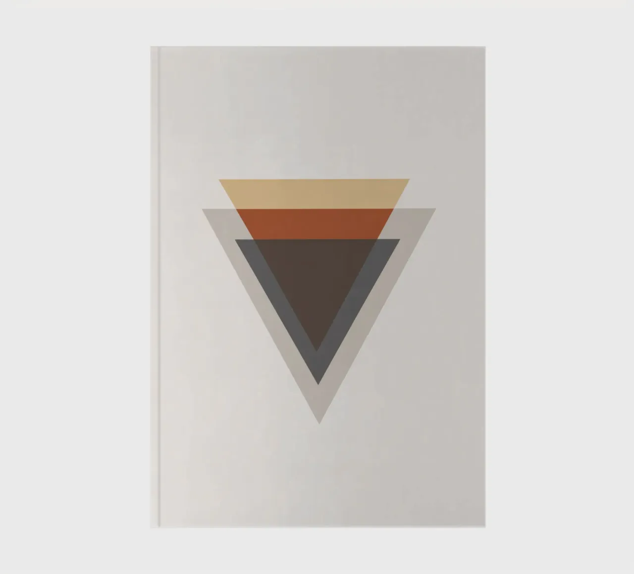 Balanced Simplicity – Triangle Shapes notebook by Aralyn
