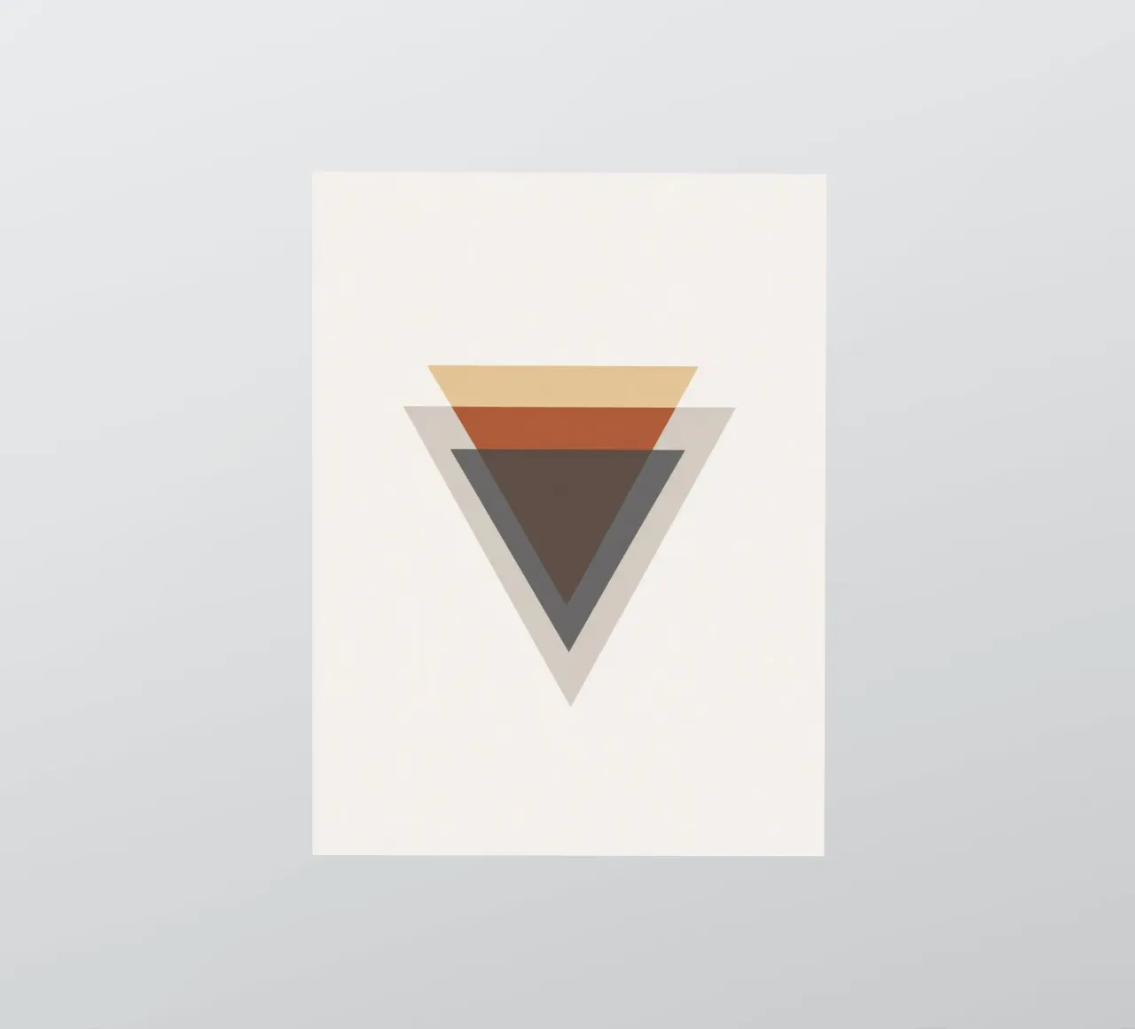 Balanced Simplicity – Triangle Shapes sticker by Aralyn