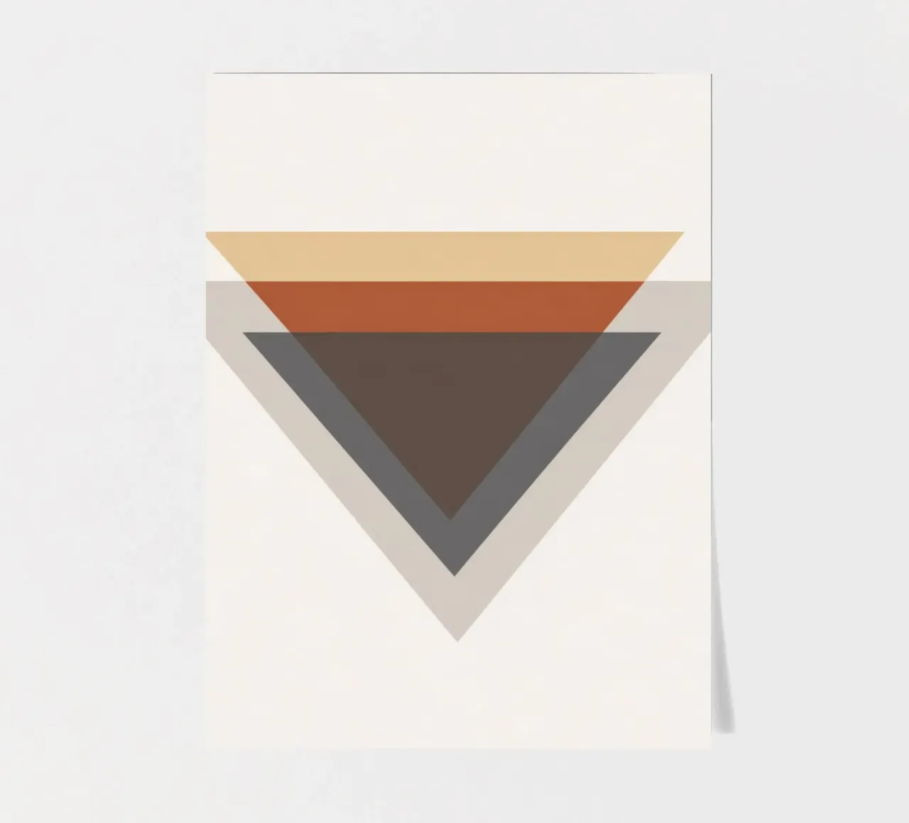 Balanced Simplicity – Triangle Shapes sticker sheet by Aralyn