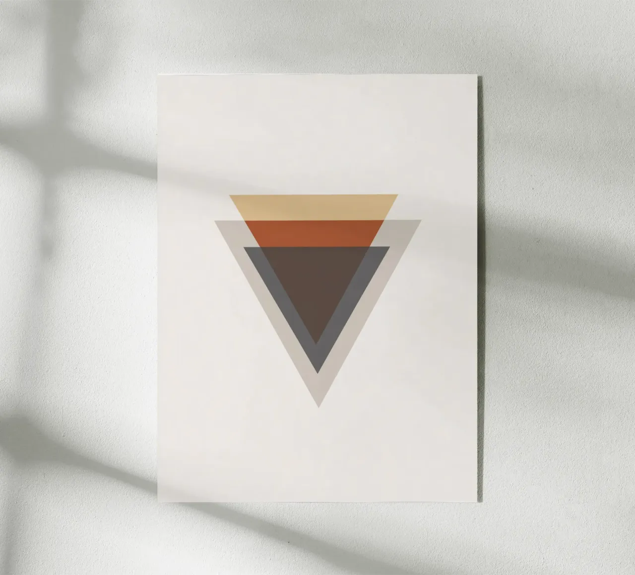 Semplicità equilibrata - Forme a triangolo plexiglass da Aralyn