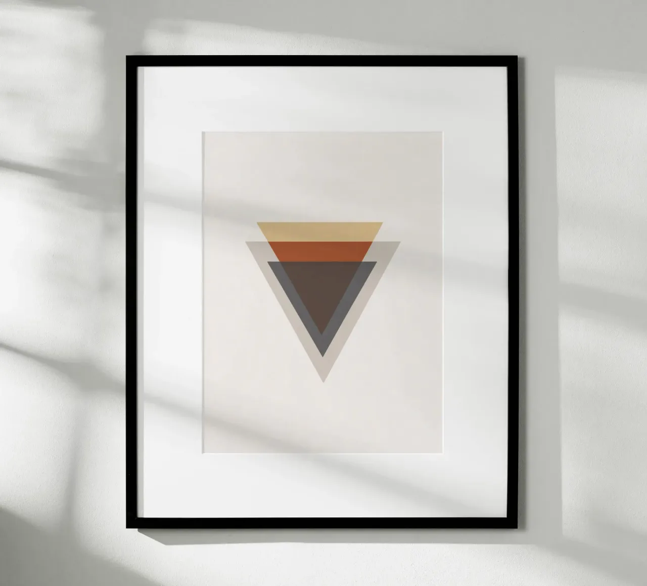 Semplicità equilibrata - Forme a triangolo carta hahnemühle da Aralyn