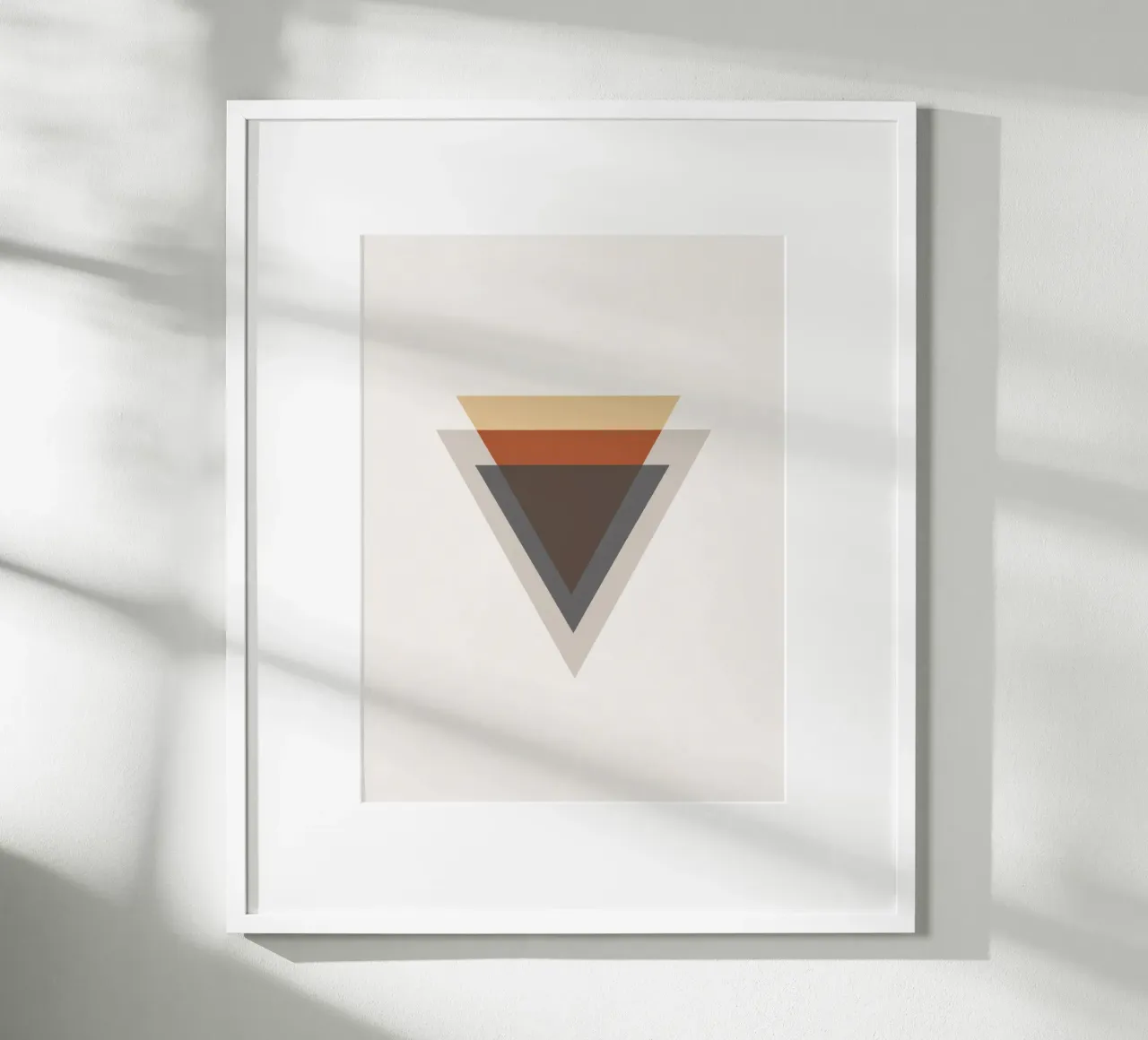 Semplicità equilibrata - Forme a triangolo carta hahnemühle da Aralyn