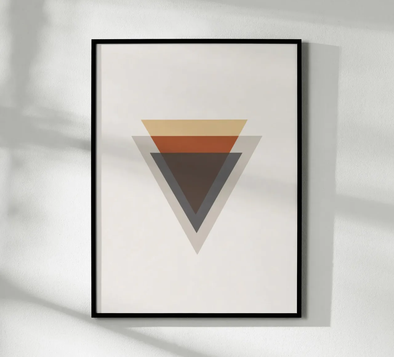 Semplicità equilibrata - Forme a triangolo carta hahnemühle da Aralyn