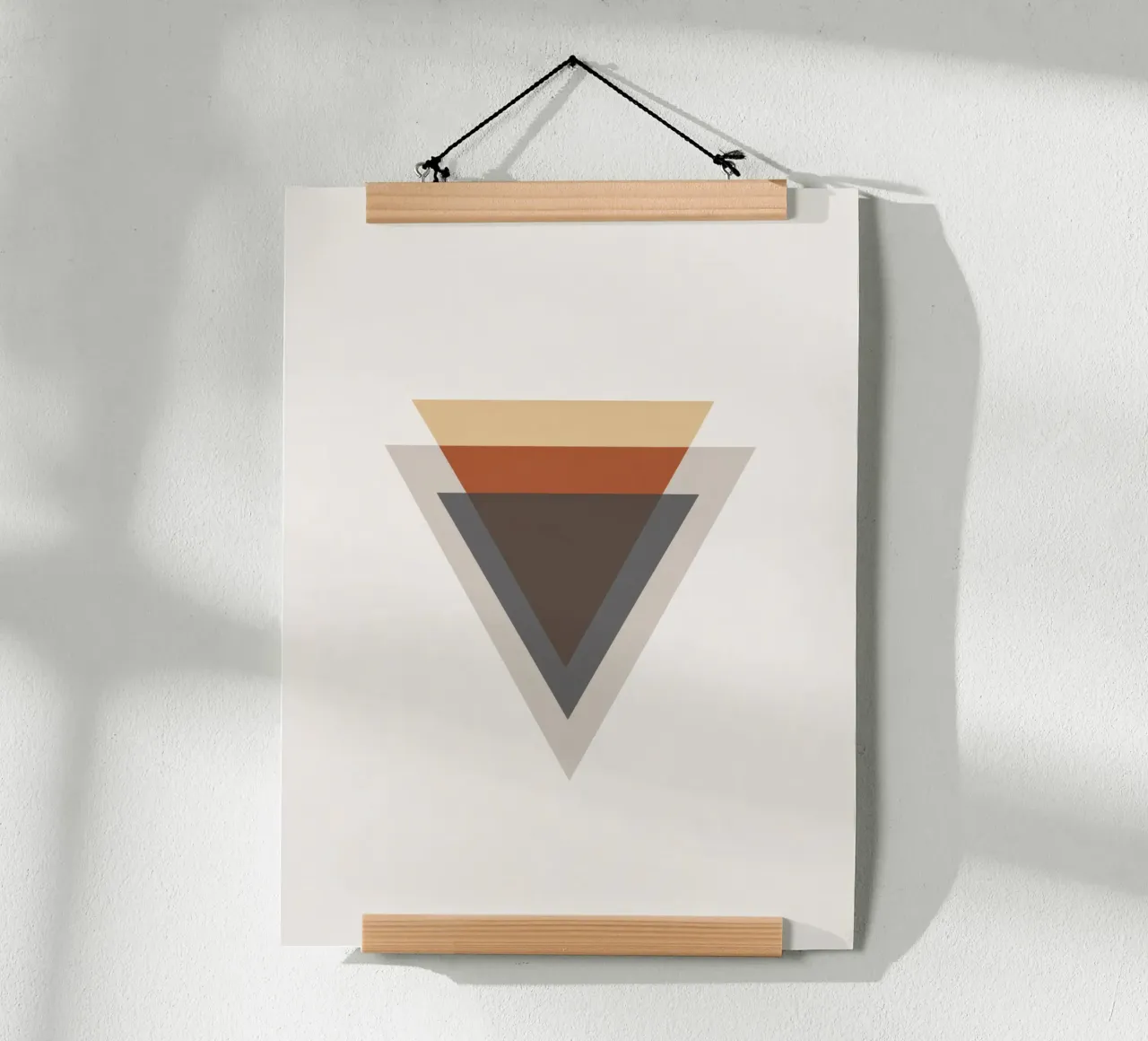 Semplicità equilibrata - Forme a triangolo carta hahnemühle da Aralyn