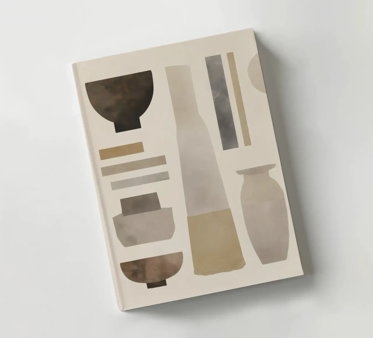 Boho Balance – Neutral Shapes and Objects notebook by Aralyn