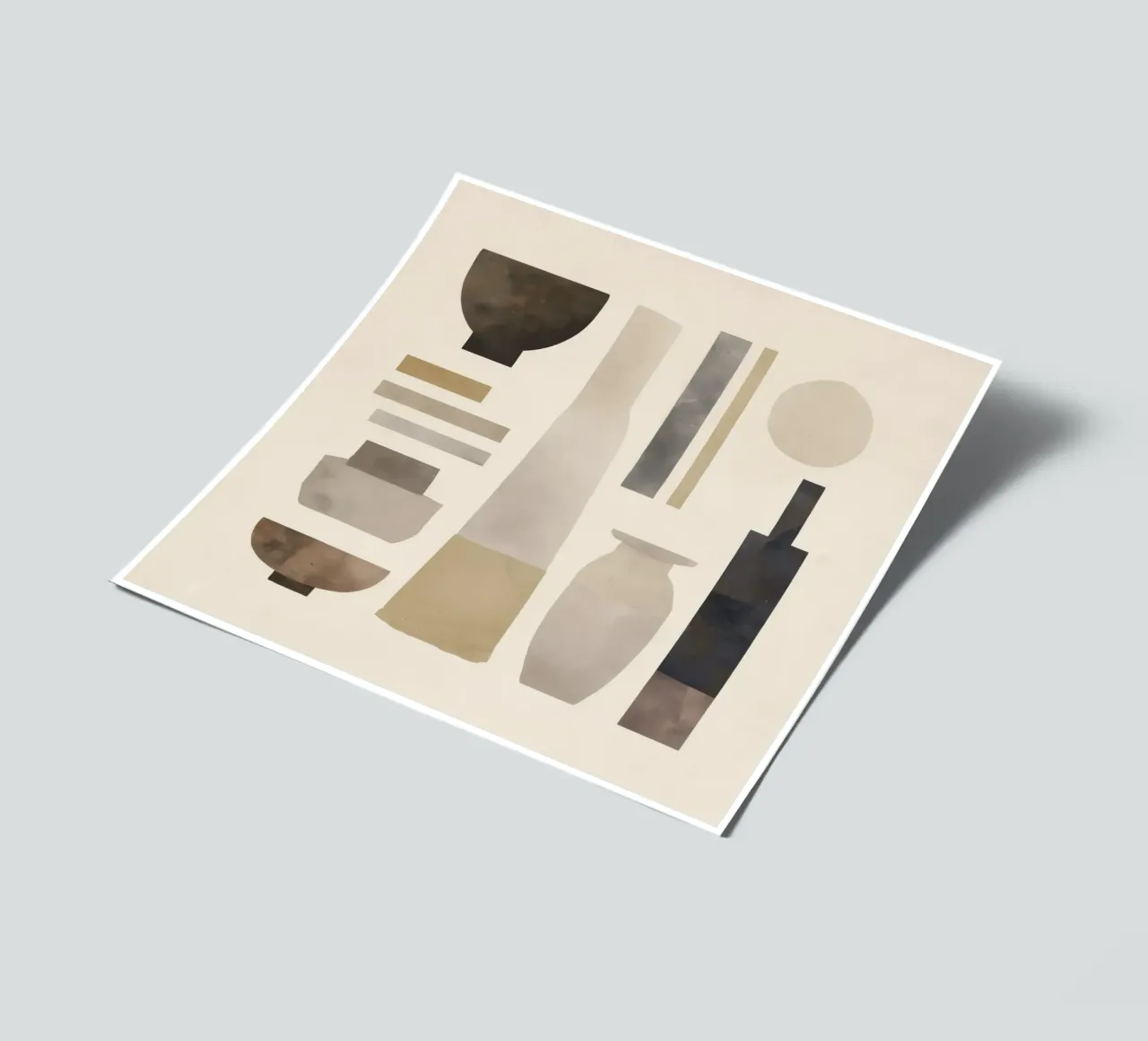 Boho Balance – Neutral Shapes and Objects sticker sheet by Aralyn