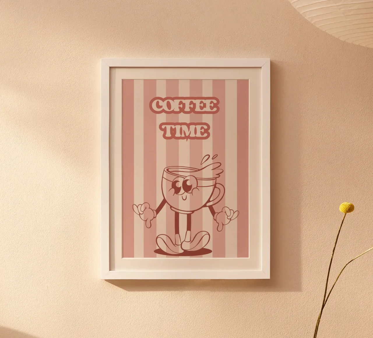 È l'ora del caffè Pink Vibes carta hahnemühle da Blondy Fayet