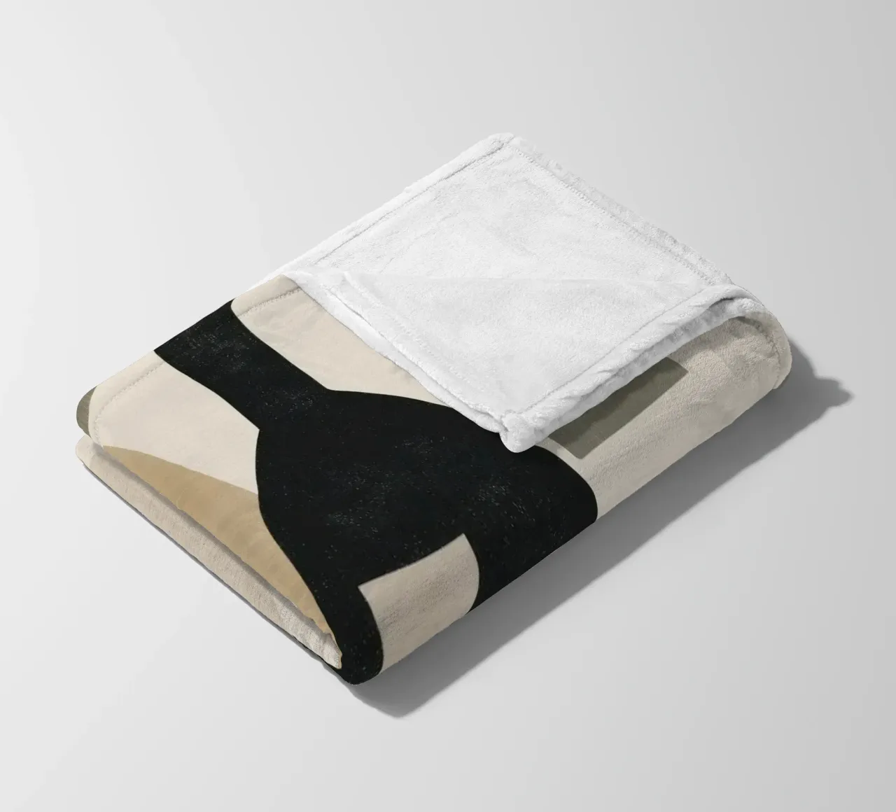 Natura morta Boho - Forme astratte in toni neutri coperta in pile da Aralyn