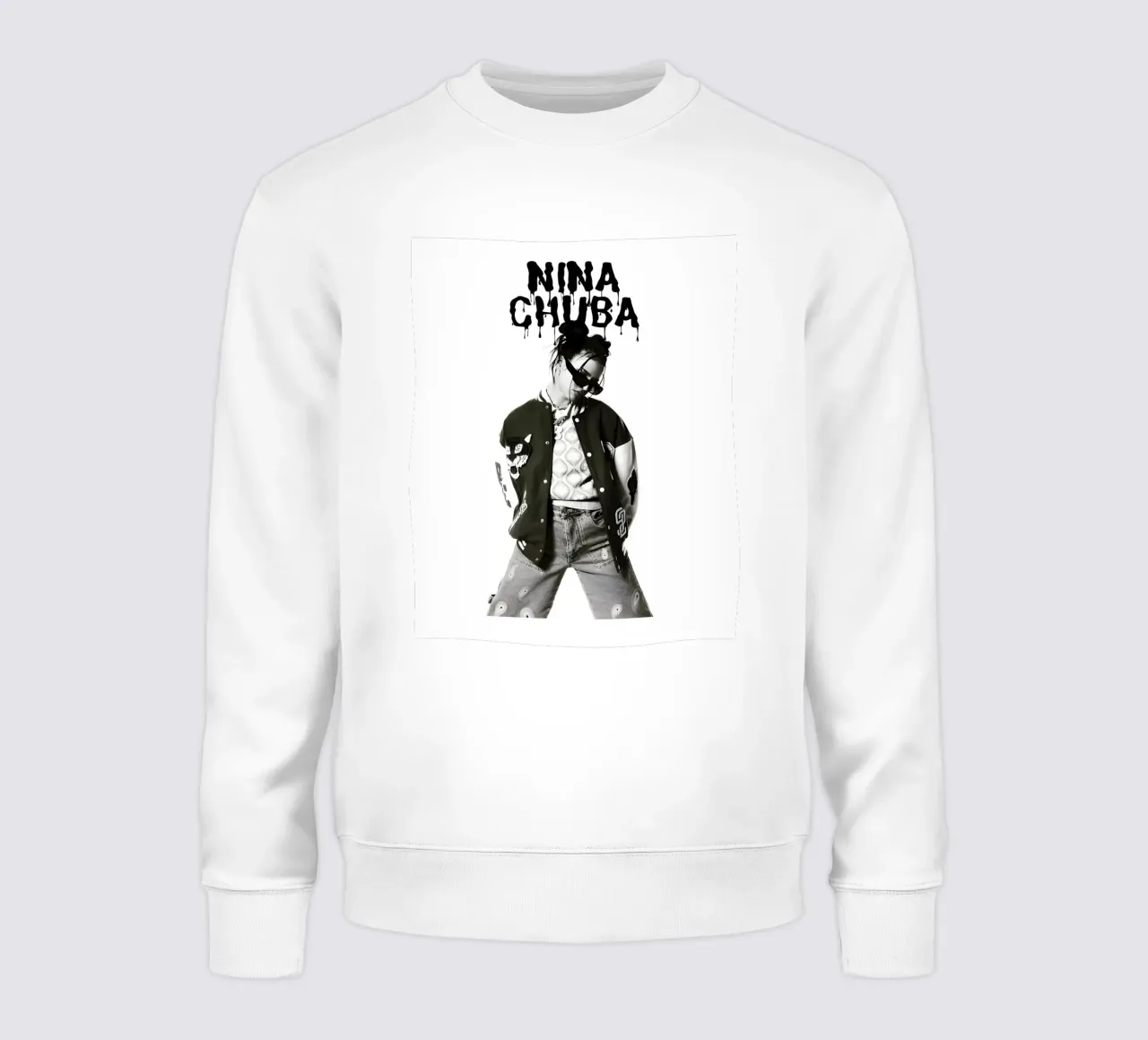 Monochrome Cool V2 felpa da vintage
