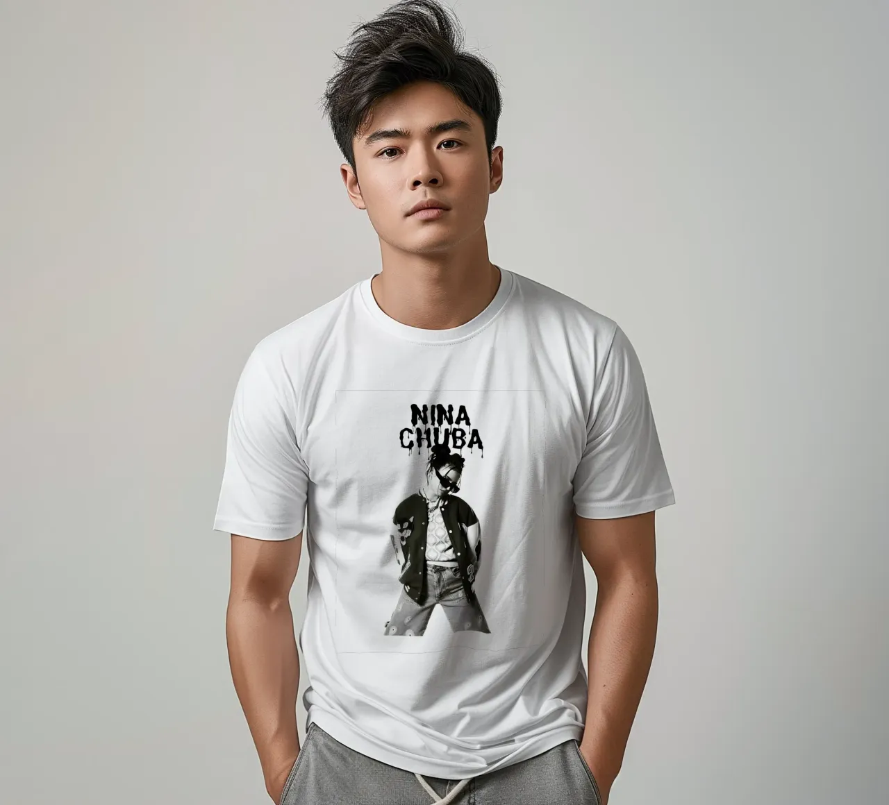 Monochrome Cool V2 t-shirt da vintage
