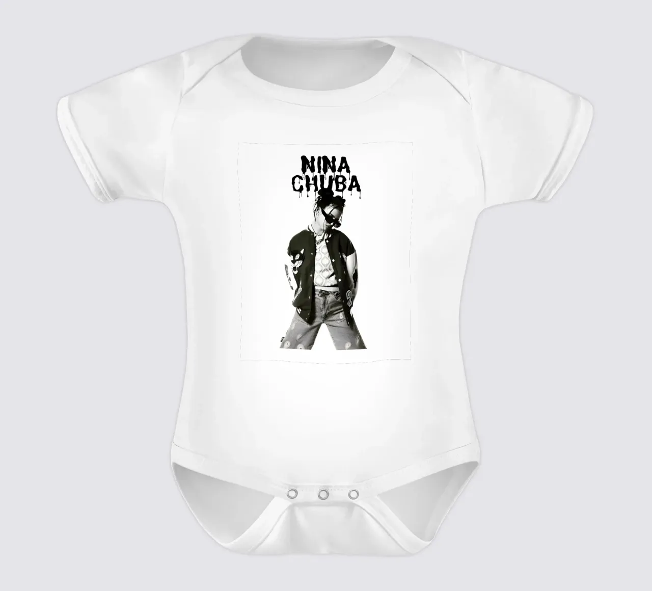 Monochrome Cool V2 body neonato maniche corte da vintage