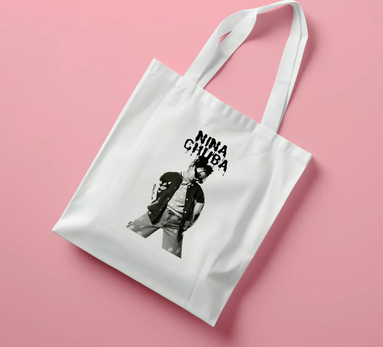 Monochrome Cool V2 borsa in juta da vintage