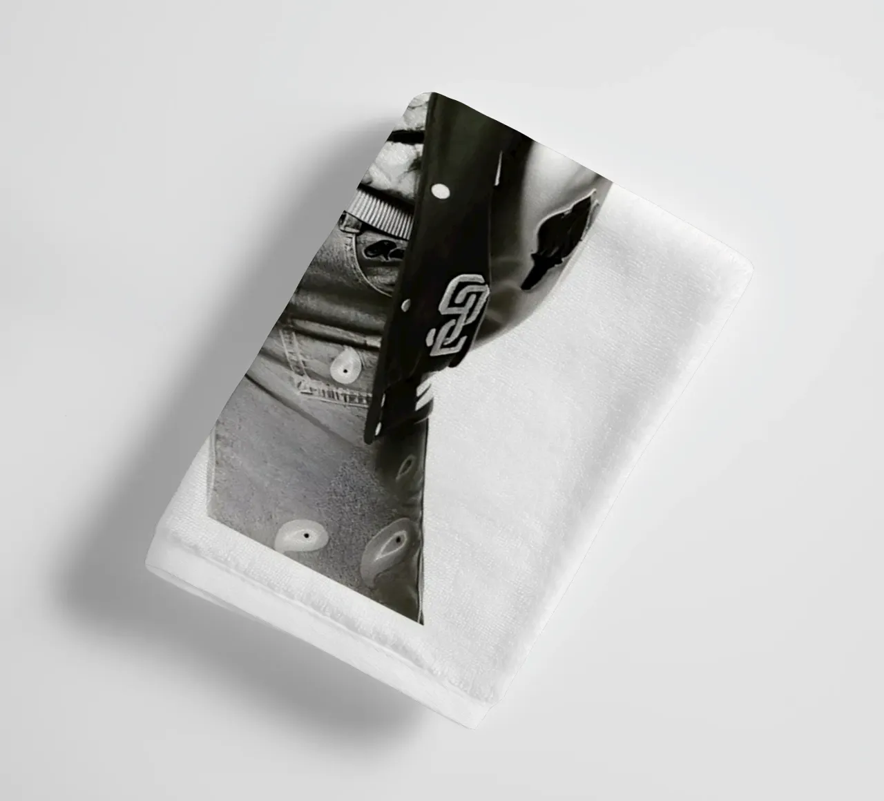 Monochrome Cool V2 asciugamano da bagno da vintage