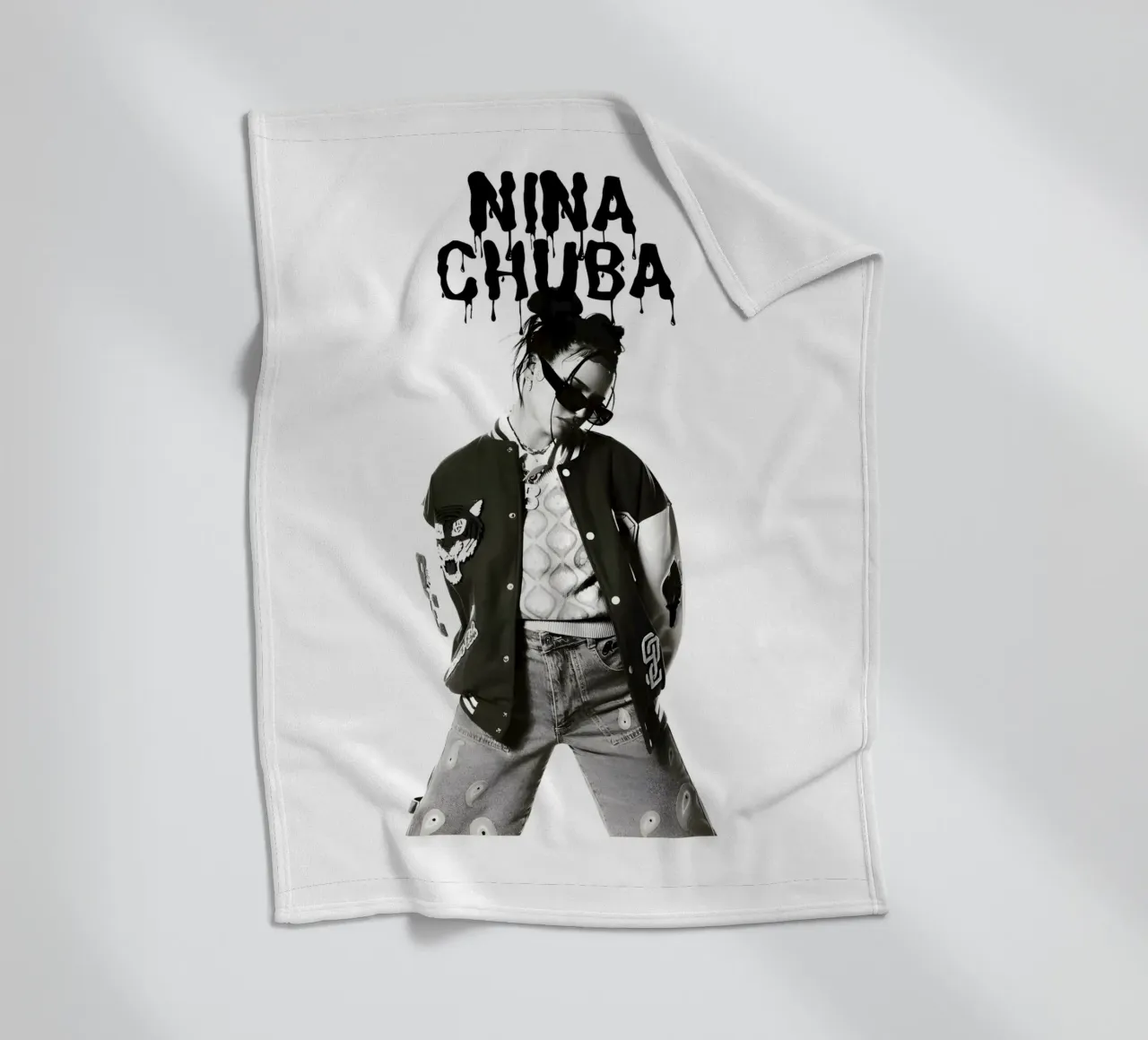 Monochrome Cool V2 coperta in pile da vintage
