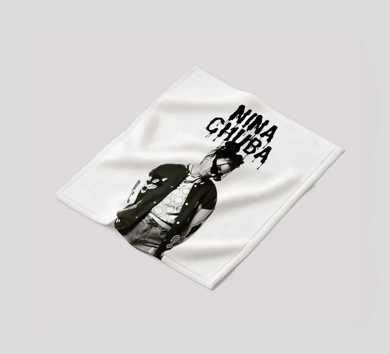 Monochrome Cool V2 coperta in pile da vintage