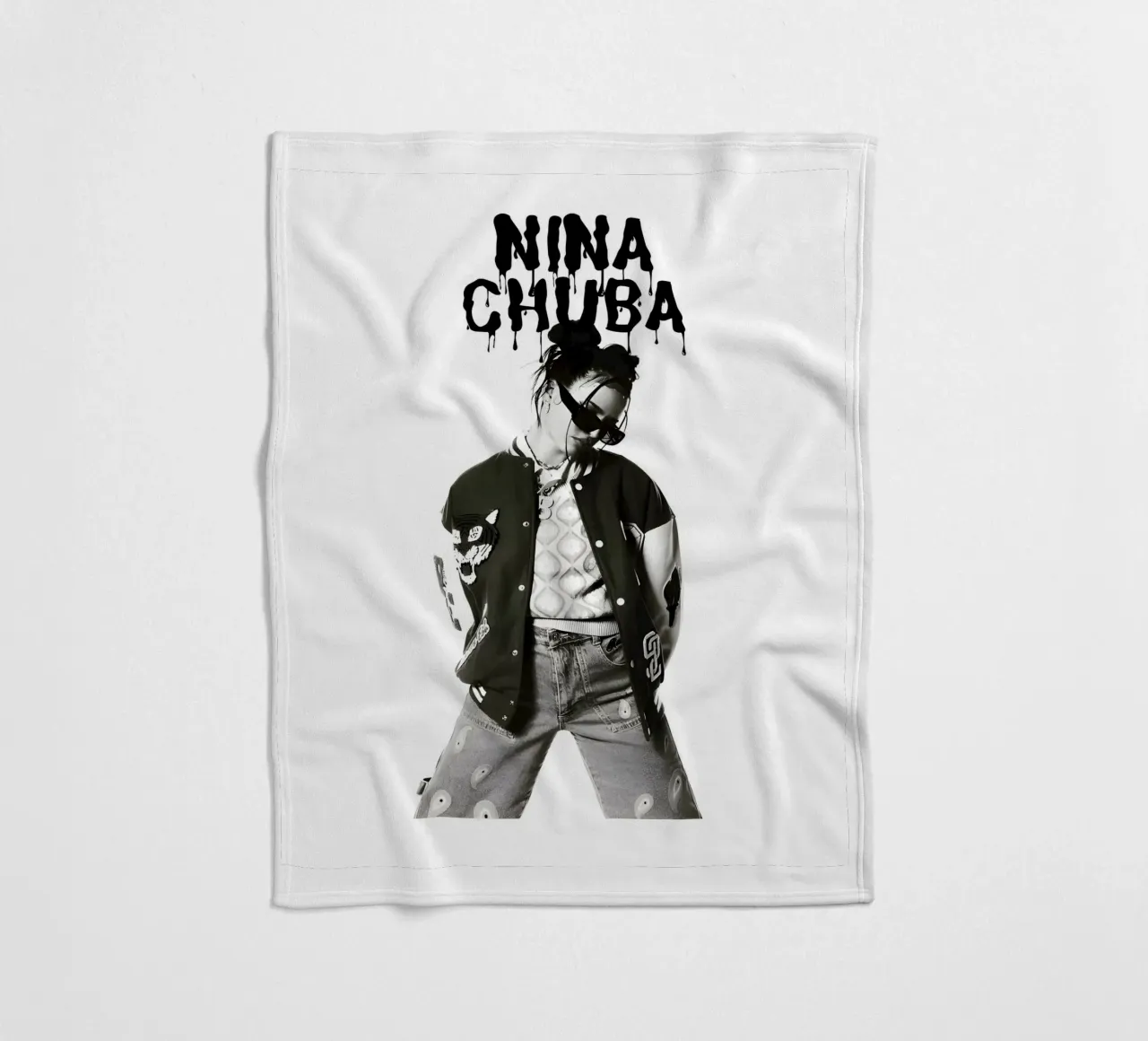 Monochrome Cool V2 coperta in pile da vintage