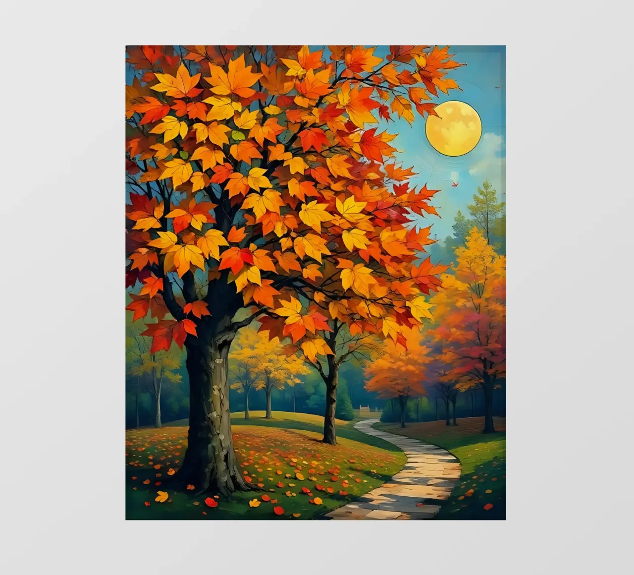 Autunno nel parco_1 telo in pvc da Farb- und Blütenzauber by LK